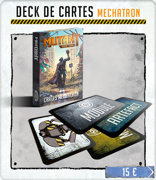 Mutant: Year Zero - Deck de cartes Mechatron