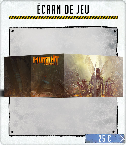 Mutant: Year Zero - L'écran de jeu