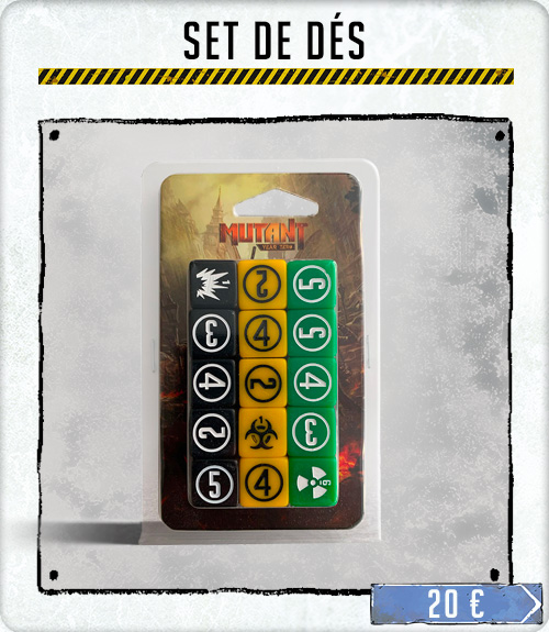 Mutant: Year Zero - Set de dés