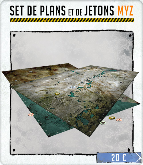 Mutant: Year Zero - Set de plans et de jetons