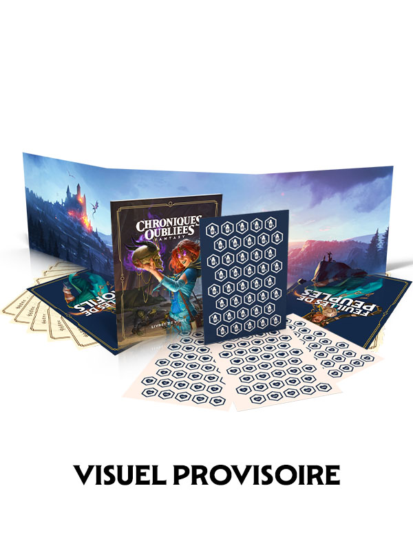 Écran du MJ + Tokens + Livret de voies + Feuilles de Peuples & Profils + PDF