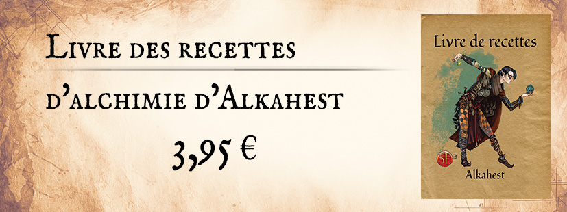 Livret des recettes alchimique Alkahest