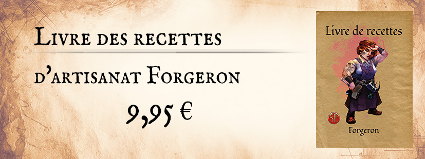 Livret des recettes artisanat Forgeron