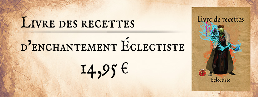Livret des recettes enchantement Éclectiste
