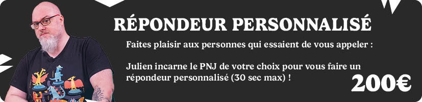 Repondeur personnalisé par Julien