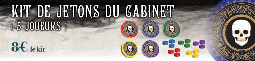 Kit de jetons pour 5 joueurs
