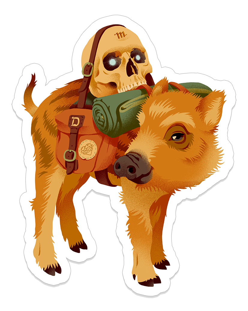 Sticker Damien & Mimir