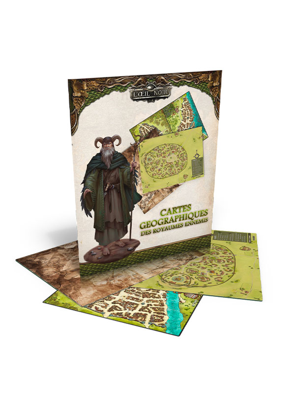 Les Royaumes Ennemis : Cartes Géographiques + PDF