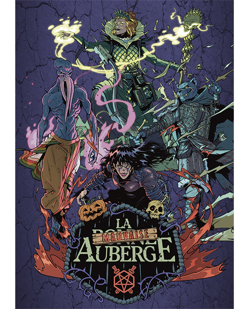 L'affiche de La Mauvaise Auberge par Sylvain Repos