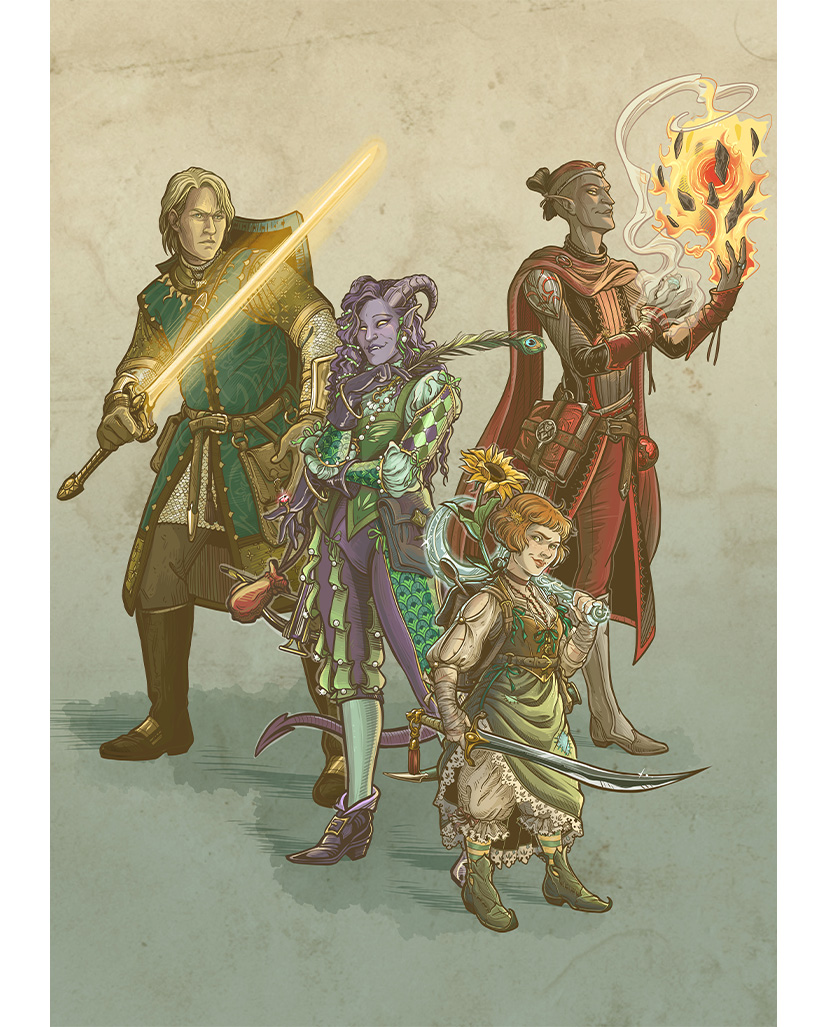 L'affiche de la saison 3 de La Bonne Auberge par Tiffanie Uldry