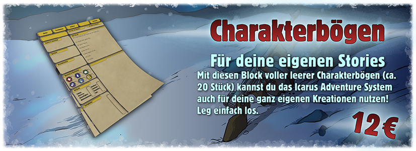 Leere Charakterbögen