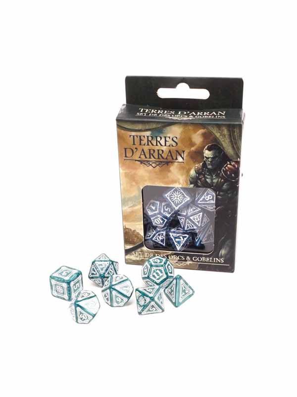 Terres d'Arran - Set de dés Orcs et Gobelins (remise de 5€)