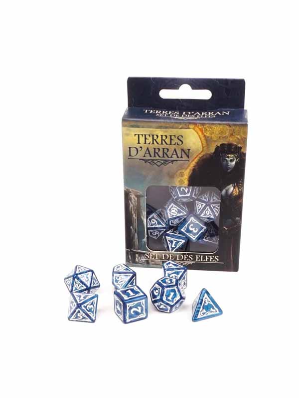 Terres d'Arran - Set de dés Elfes (remise de 5€)