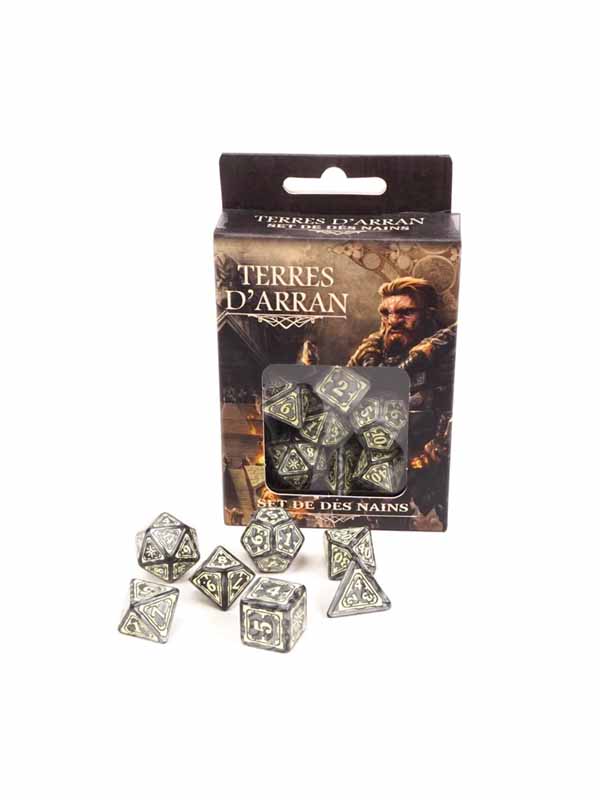Terres d'Arran - Set de dés Nains (remise de 5€)