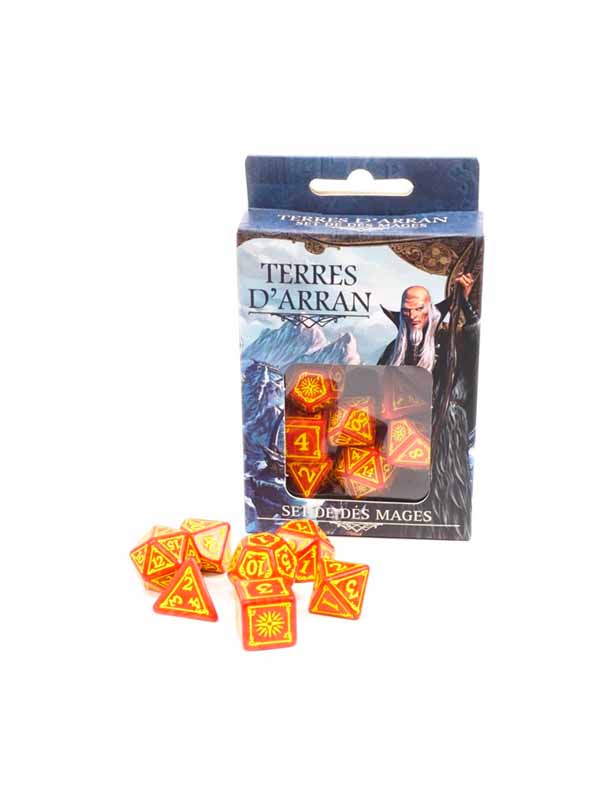 Terres d'Arran - Set de dés Mages (remise de 5€)