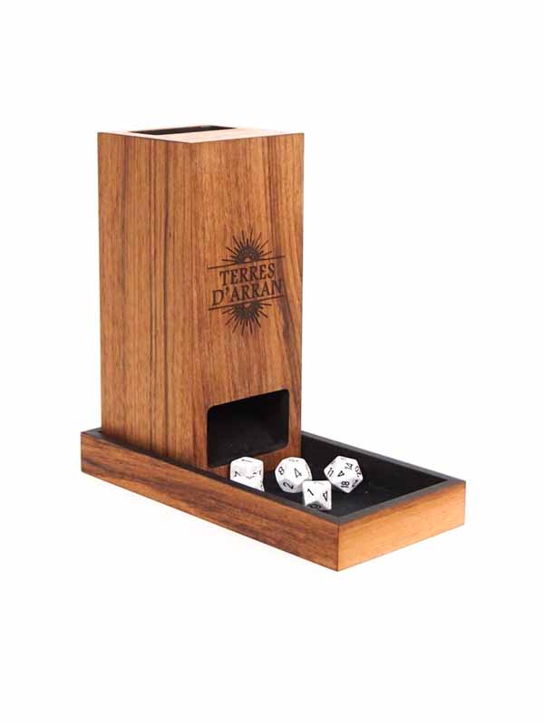Terres d'Arran - Tour à dés collector en bois