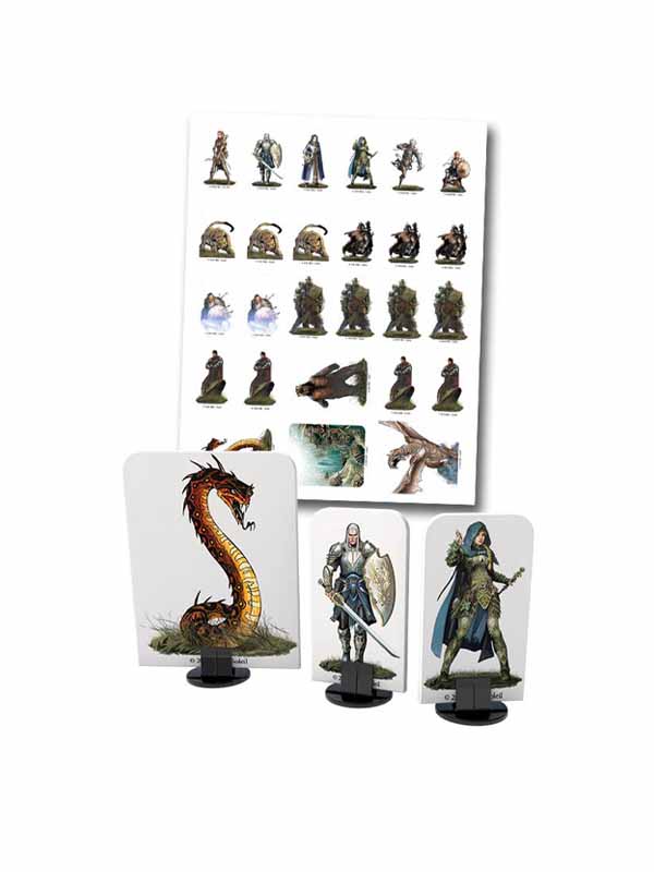 Terres d'Arran - Collection de pions cartonnés des livres de base