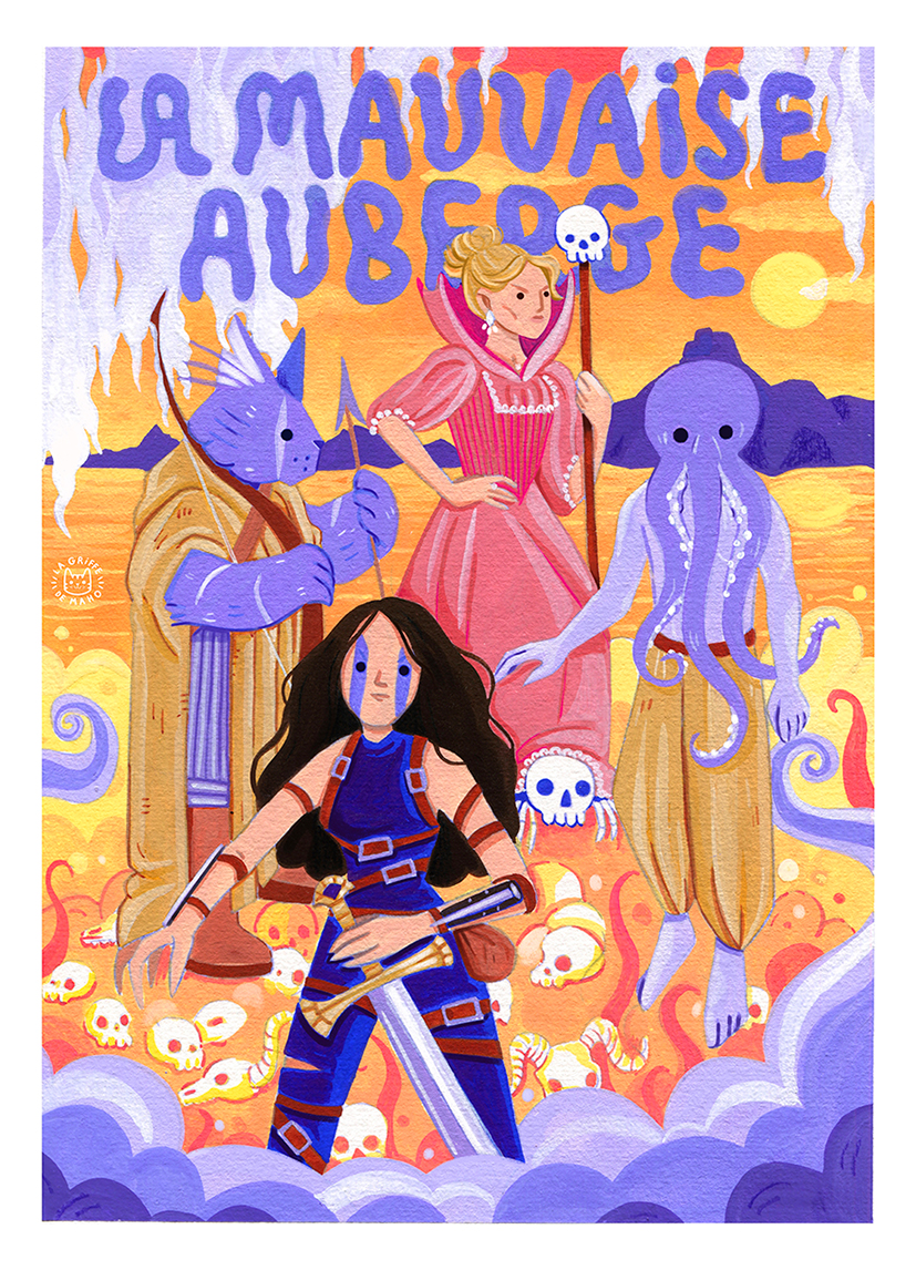 Illustration La Mauvaise Auberge par La Griffe de Maho