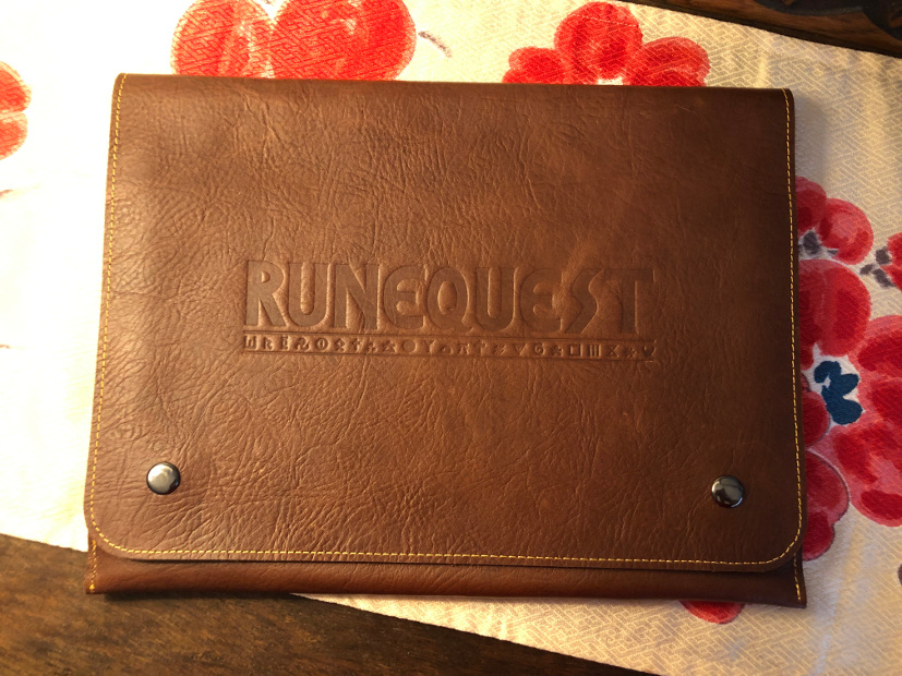 Runequest Leather Document Wallet