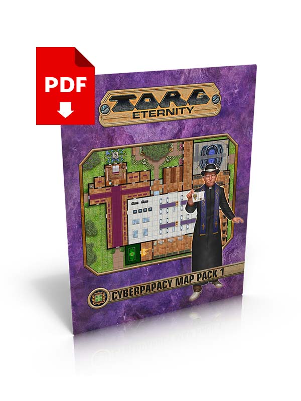 Torg Eternity - Cyberpapauté Map Pack 1 - PDF ONLY