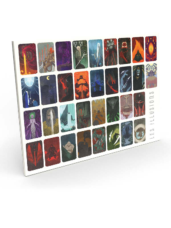 Toile Cartes d'Illusion (60x45cm)