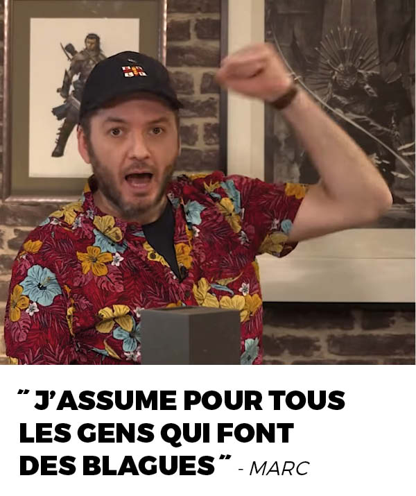 Le recueil de blagues de Marc