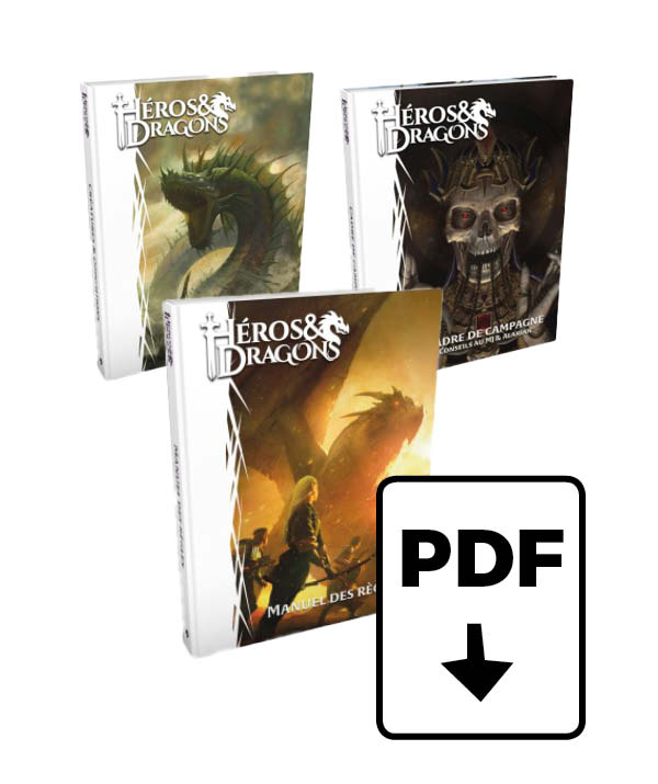 Pack PDF Héros & Dragons