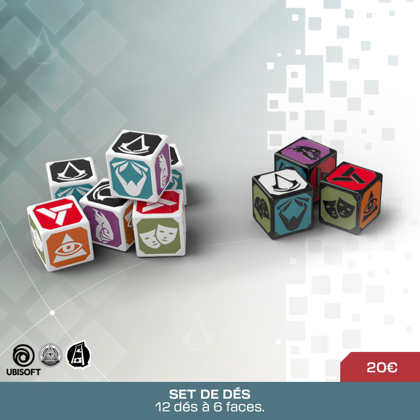 Assassin's Creed - Set de dés officiel