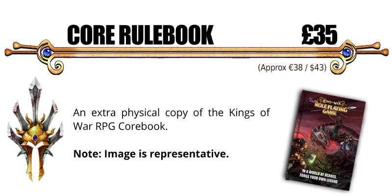 Kings of War the Roleplaying Game TriCore Corebook - Retail Version