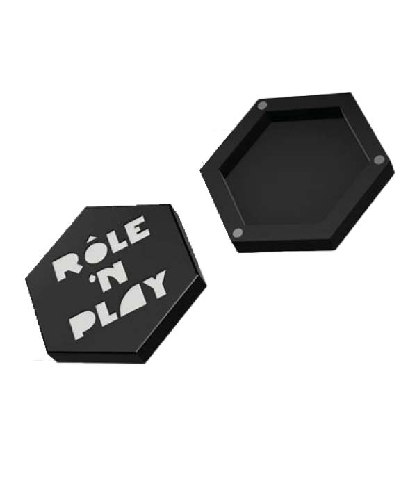 Boite à dés logo Rôle'n Play