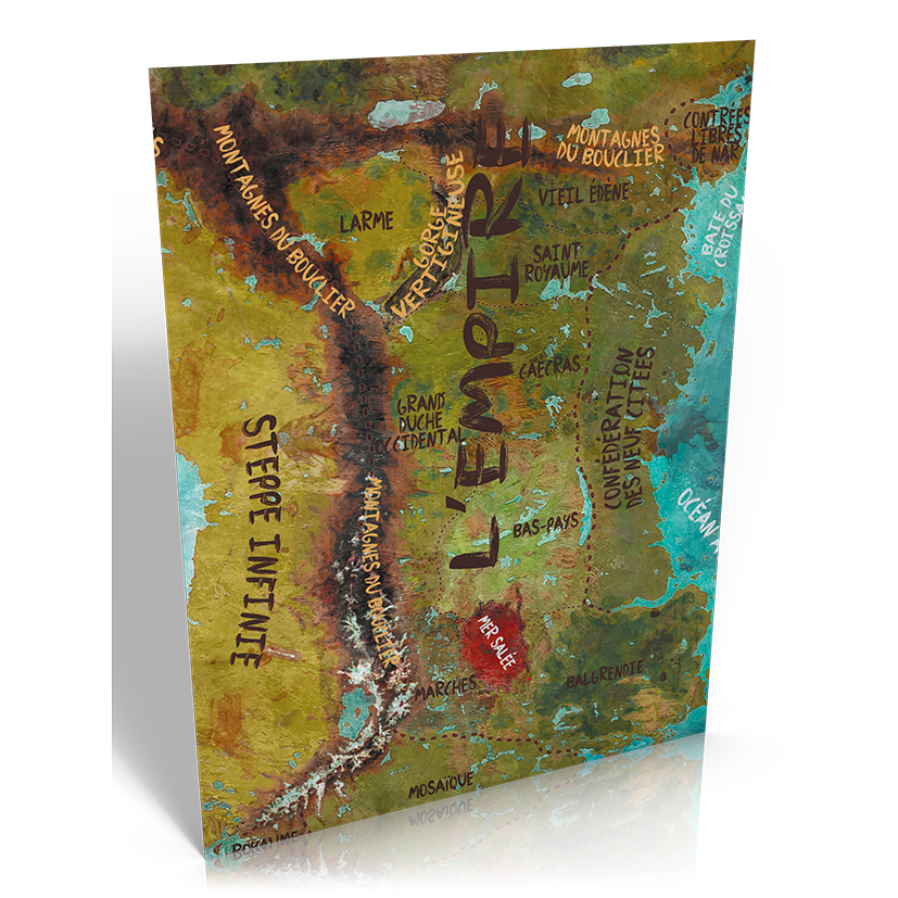 Cartes posters - Les terres du Rûl & les confins du nord