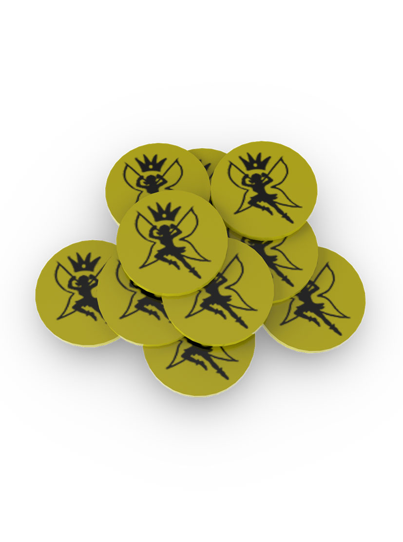 Set de 100 jetons (pollen) + pochette