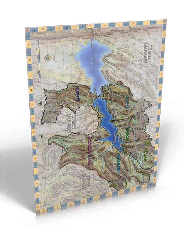 Poster Carte des Provinces du Haut Lac + PDF - EARLY BIRD