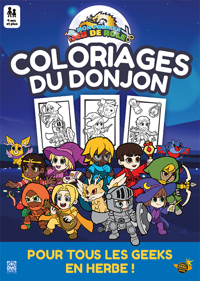Mon Premier jeu de rôle - Coloriages du Donjon