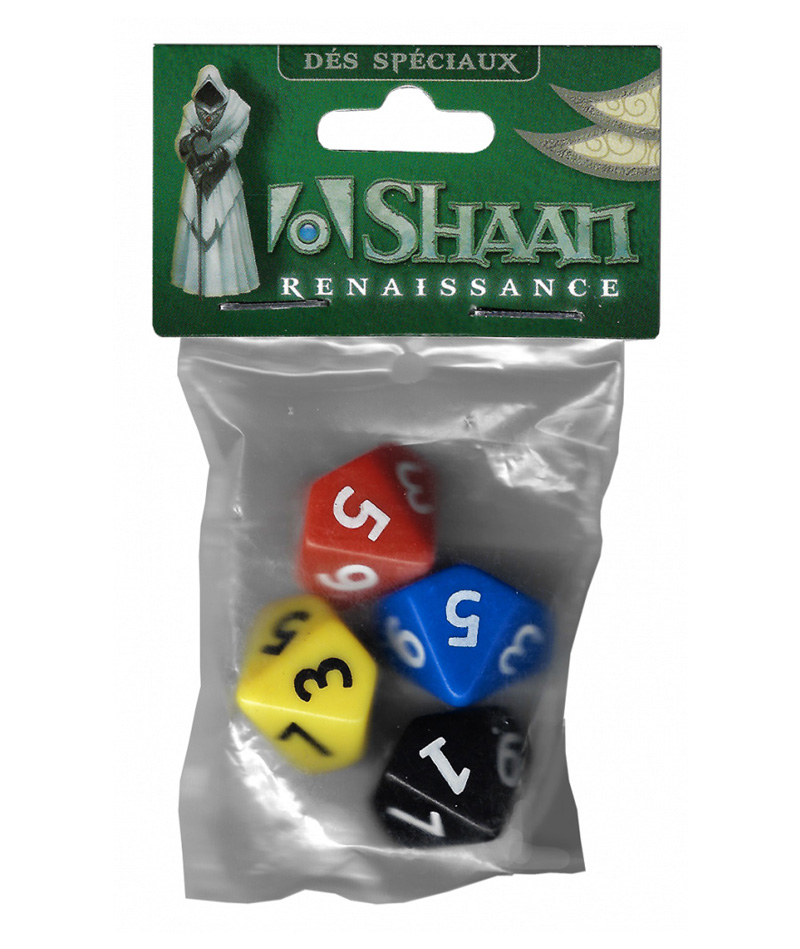 Set de 4 dés Shaan - Late Pledge