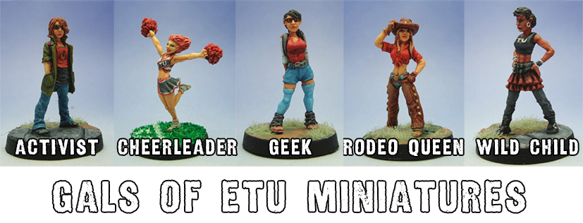 Gals of ETU Miniatures (5)