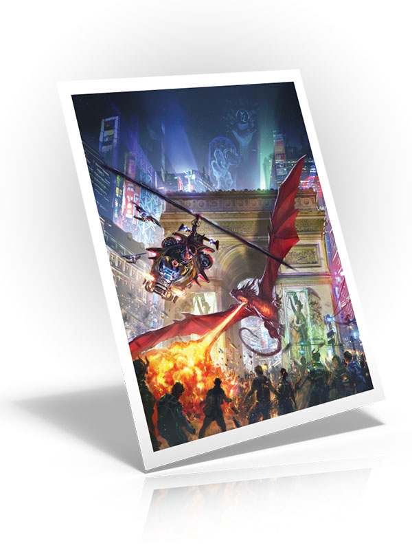 Shadowrun 6 - Tirage d'art Ombres et lumières