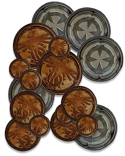 Fading Suns - Deluxe Metal Tokens