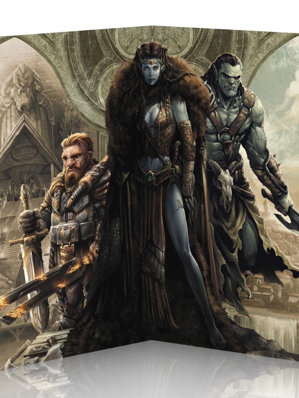 Terres d'Arran - Ecran du MJ