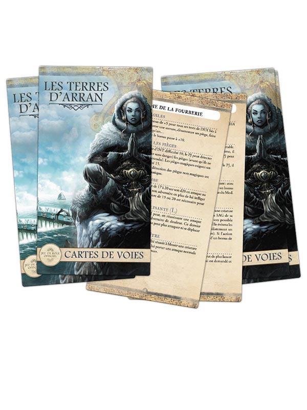 Terres d'Arran - Cartes des voies