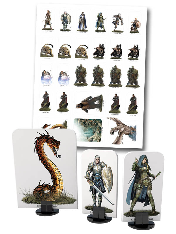 Terres d'Arran - Collection de pions cartonnés