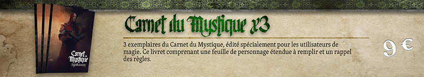 Carnet du Mystique x3