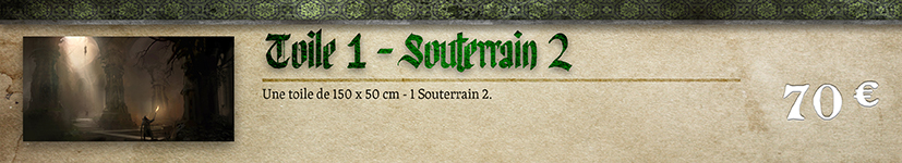 Toile Souterrain 2 - 100 x 50 cm