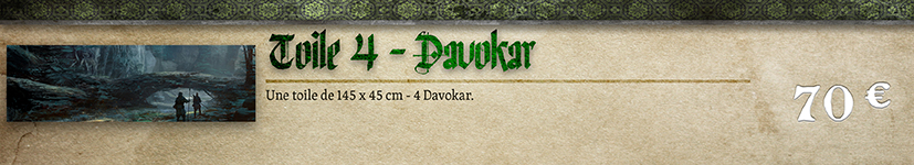 Toile Davokar - 145 x 45 cm