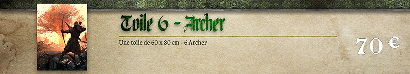 Toile Archer - 60 x 80 cm