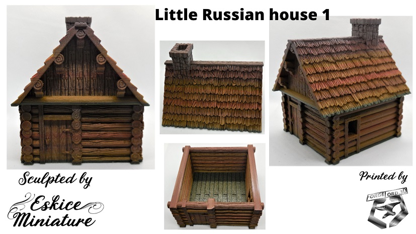 Little russian house 100x100mm