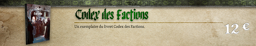 Codex des Factions