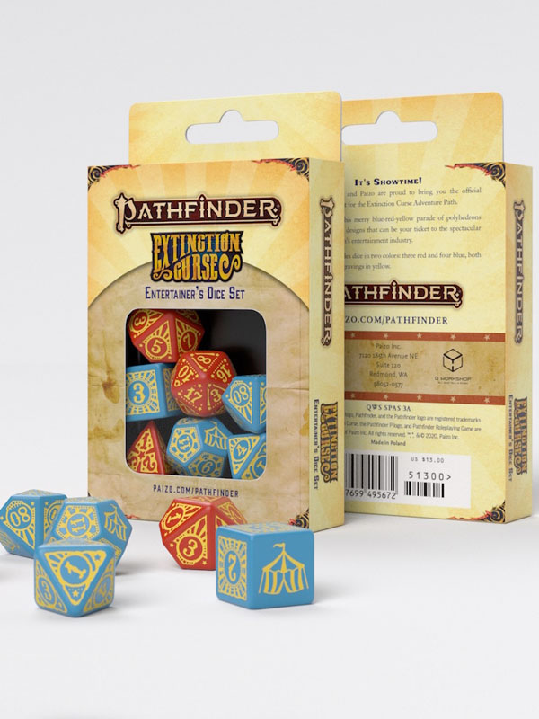 Set de dés - Pathfinder Extinction Curse Entertainer's Dice Set