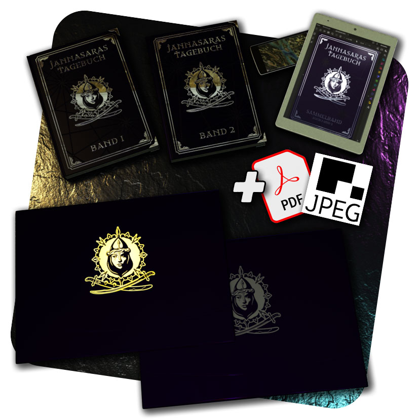 Jannasaras Kartentasche – Komplettpaket PLUS