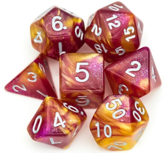 Set de 7 dés Royal Doré (prix normal 9 €)